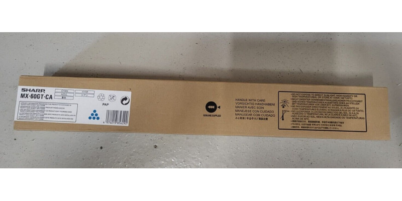 Toner Sharp MX-60GT-CA Cyan Neu OVP A-Ware Original MX-3050N  . 