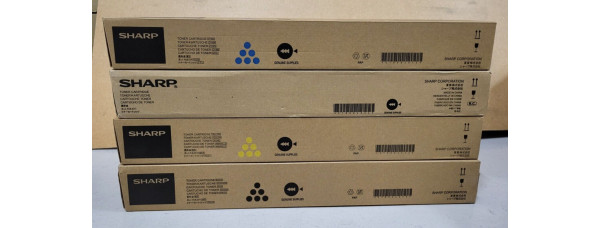 4 Toner Sharp MX-61GTCA MX-61GTYA MX-61GTMA MX-61GTBA Neu OVP A-Ware MX-3050N Rg 