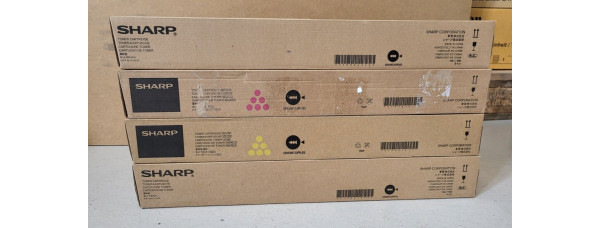 4 Toner Sharp MX-61GTCA MX-61GTYA MX-61GTMA MX-61GTBA Neu OVP MX-3050N  