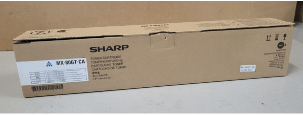 Toner Sharp MX-80GT-CA Cyan Neu OVP Original MX-7081 MX-8081 . 