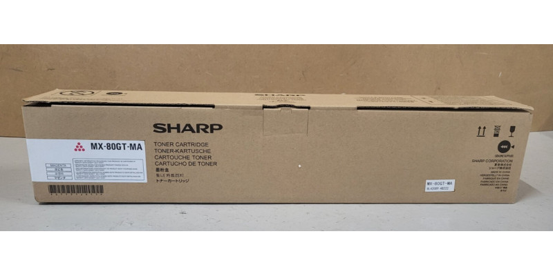 Toner Sharp MX-80GT-MA Magenta Neu OVP A-Ware Original MX-7081   