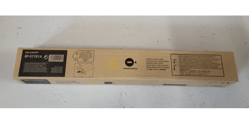 Toner Sharp BP-GT70YA Gelb Neu OVP A-Ware Original BP-50C26 BP-50C55  