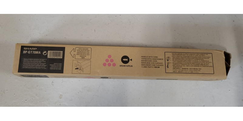Toner Sharp BP-GT70MA Magenta Neu OVP Original BP-50C26 BP-50C55  