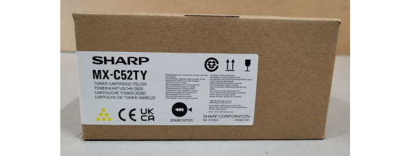Toner MX-C52TY Gelb Sharp Neu OVP Original MX-C428F  