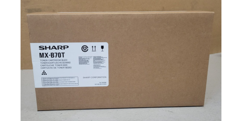 Toner Sharp MX-B70T Schwarz Neu OVP A-Ware Original MX-B55F MX-B707F Rg MwSt. 