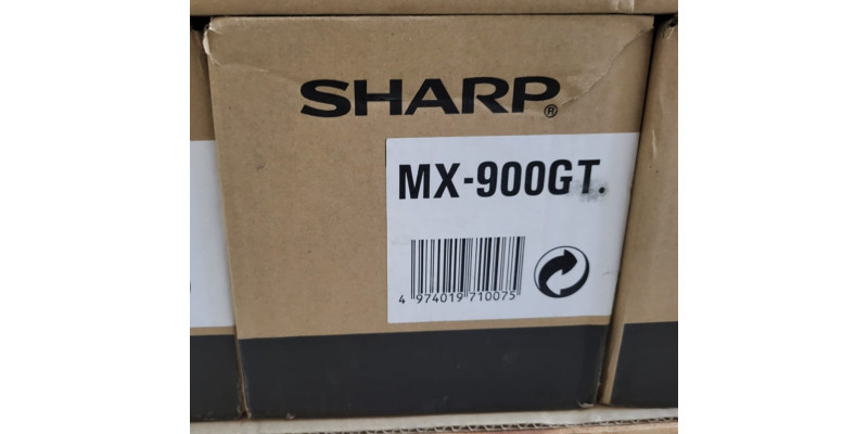 Toner Sharp MX-900GT Schwarz Neu OVP A-Ware Original MX-M904, M905 Rg MwSt. 