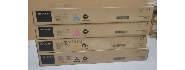 4 Toner Sharp BP-GT70CA BP-GT70MA BP-GT70YA BP-GT70BA Neu OVP Original BP-50C26 