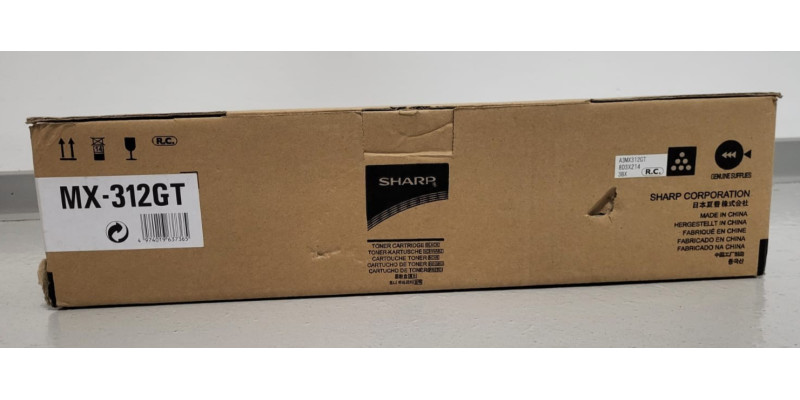 Toner Original Sharp MX-312GT Schwarz Neu OVP Original MX-M260 Rechnung MwSt 