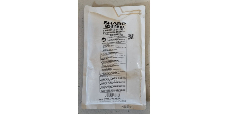 Developer Sharp MX-51GVBA Schwarz Neu OVP A-Ware Original MX-4112  . 
