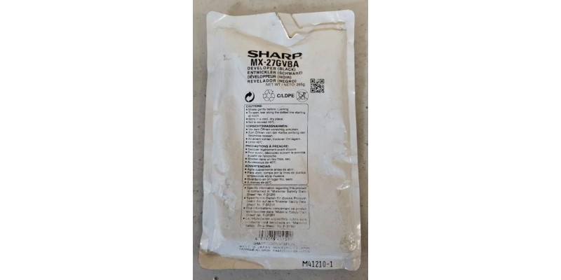 Developer Sharp MX-27GVBA Schwarz MX-27GV-BA Neu OVP A-Ware Original MX-2300 Rg 