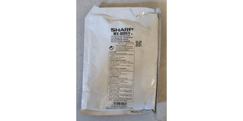 Developer Sharp MX-900GV Schwarz Neu OVP A-Ware Original MX-M904  . 