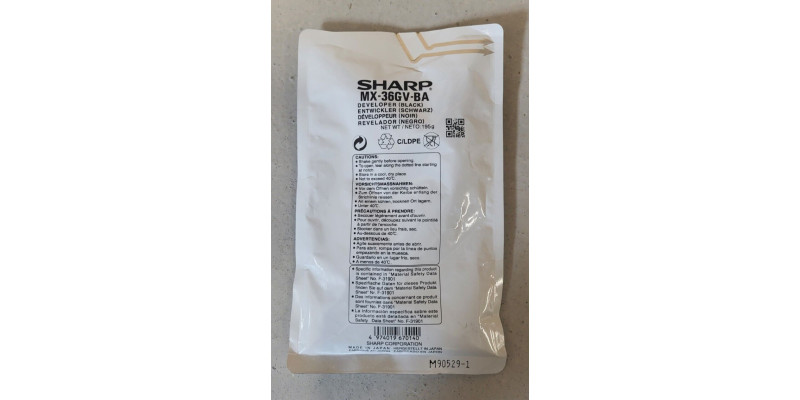 Developer Sharp MX-36GV-BA Schwarz Neu OVP A-Ware Original MX-2310   
