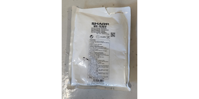 Developer Sharp Entwickler MX-753GV Schwarz Neu OVP Original MX-M623U . 