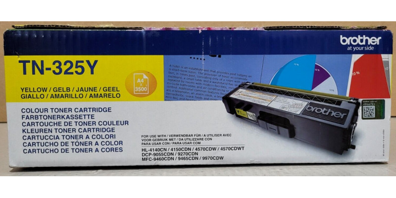 Toner Brother TN-325Y Gelb Neu OVP Original HL-4140CN HL-4150CDN . 