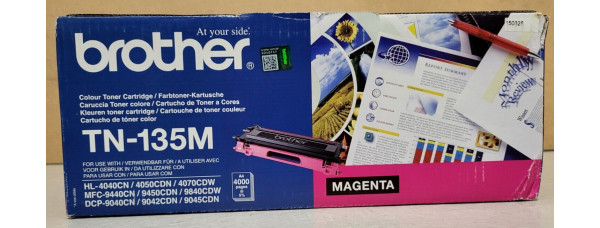 Toner Brother TN-135M Magenta Neu OVP B-Ware Original Brother HL-4040CN . 