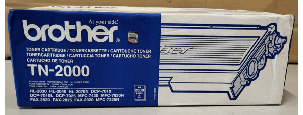 Toner Brother TN-2000 Schwarz Neu OVP B-Ware Original HL-2030 HL-2040 . 