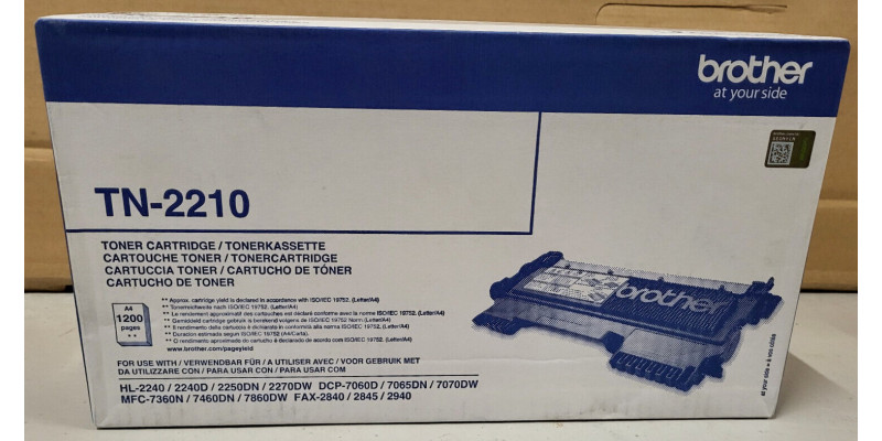 Toner Brother TN-2210 Schwarz Neu OVP A-Ware Original HL-2240 MFC-7360DN  