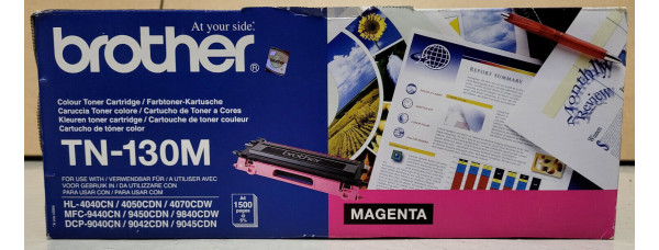 Toner Brother TN-130M Magenta Neu OVP A-Ware Original HL-4040CN 4050CDN . 