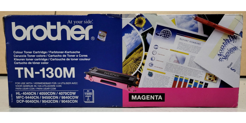 Toner Brother TN-130M Magenta Neu OVP A-Ware Original HL-4040CN 4050CDN . Toner Brother TN-130M Magenta Neu OVP A-Ware Original HL-4040CN 4050CDN .