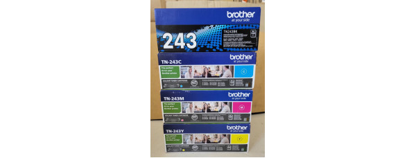 4 Toner Brother TN-243 CMYK Neu OVP A-Ware Original HL-L3210CW  . 