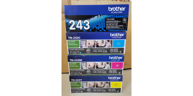 4 Toner Brother TN-243 CMYK Neu OVP A-Ware Original HL-L3210CW  . 