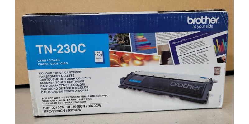 Toner Brother TN-230C Cyan Neu OVP A-Ware Original HL-3040CN DCP-9010CN . 