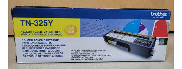 Toner Brother TN-325Y Gelb Neu OVP A-Ware Original HL-4140CN HL-4150CDN . 