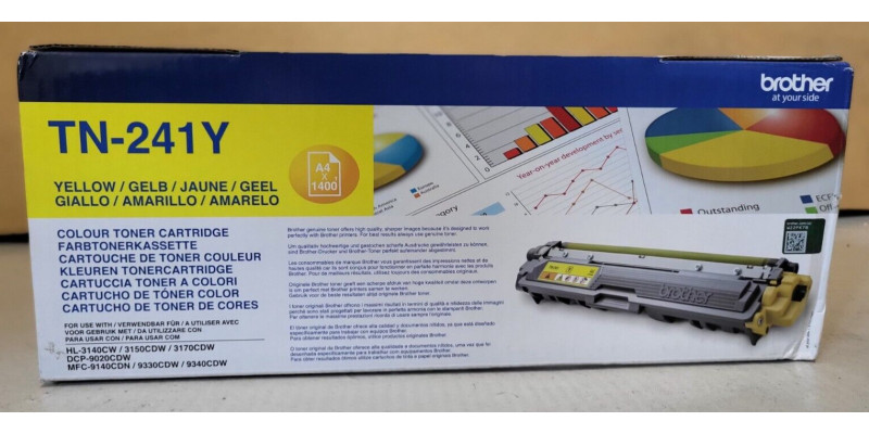 Toner Brother TN-241Y Gelb Neu OVP A-Ware Original HL-3140CW, HL-3150CDW  