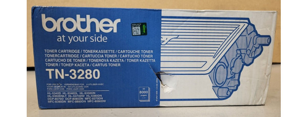 Toner Brother TN-3280 Schwarz Neu OVP B-Ware Original HL-5340D, HL-5340DL . 