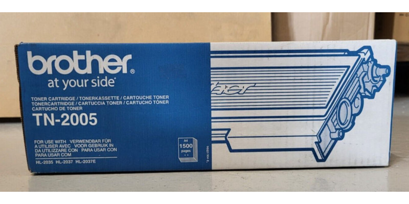 Toner Brother TN-2005 Schwarz Neu OVP A-Ware Original HL-2035 HL-2037 . 