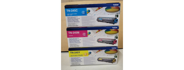 3 Toner Brother TN-245C TN-245M TN-245Y Neu OVP A-Ware Original HL-3140CW . 