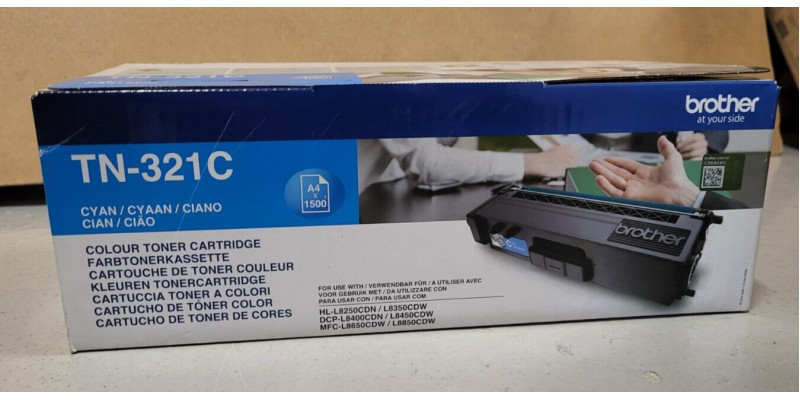 Toner Brother TN-321C Cyan Neu OVP Original Brother HL-L8250CDN . 