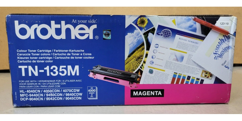 Toner Brother TN-135M Magenta Neu OVP A-Ware Original Brother HL-4040CN  