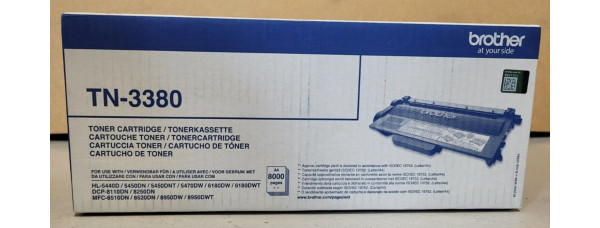 Toner Brother TN-3380 Schwarz Neu OVP A-Ware Original HL-5440D 5450DN  