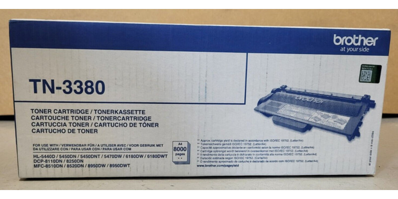 Toner Brother TN-3380 Schwarz Neu OVP A-Ware Original HL-5440D 5450DN  