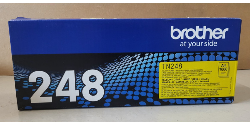 Toner Brother TN248 Gelb Neu OVP A-Ware Original HL-L3215CW HL-L3229CW Rg MwSt. 