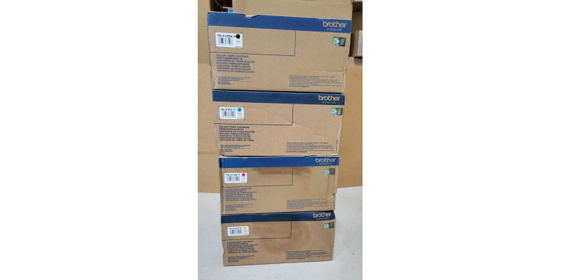 4 Toner Brother TN-910BK P TN-910C P TN-910M P TN-910Y P Neu OVP Original MwSt. 