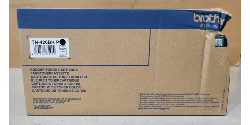 Toner Brother TN-426BK P Schwarz Neu OVP Original HL-L8360CDW Rechnung MwSt. 