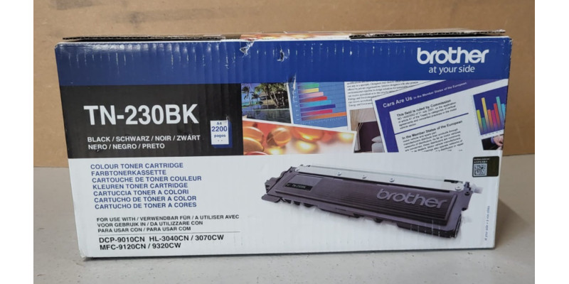 Toner Brother TN-230BK Schwarz Neu OVP Original HL-3040CN DCP-9010CN Rg MwSt. 