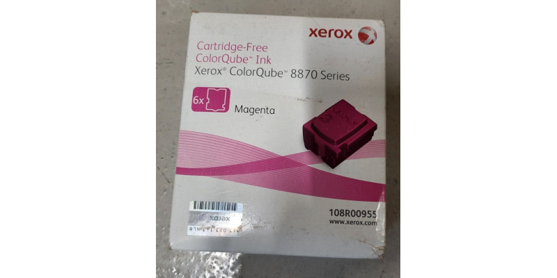 Xerox Cartridge Free ColorQube Ink 8870 Series Magenta Neu OVP 108R00955  