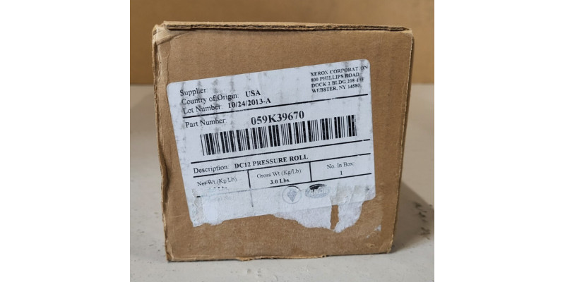 Pressure Roller Xerox 059K39670 Neu OVP Original DC12 DCCS50  . 
