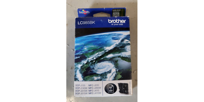 Tintenpatrone Brother LC985BK Schwarz Neu OVP Original DCP-J125 MHD: 06.2017 