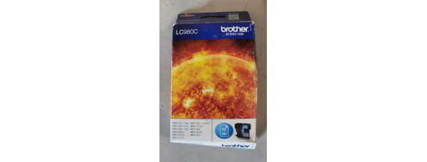 Tintenpatrone Brother LC980C Cyan Neu OVP Original DCP-145C  MHD: 04.2017 