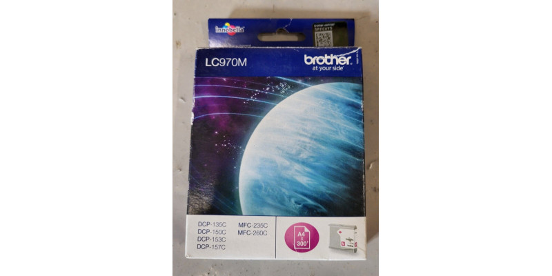 Tintenpatrone Brother LC970M Magenta Neu OVP Original DCP-135C MHD: 01.2017 