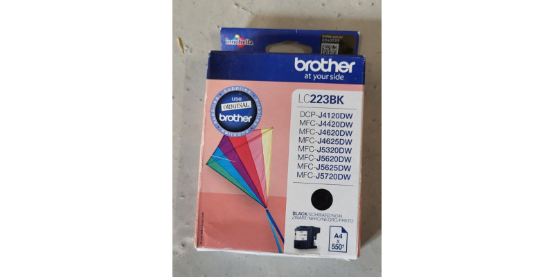Tintenpatrone Brother LC223BK Schwarz Neu OVP Original DCP-J4120DW MHD: 12.2016 