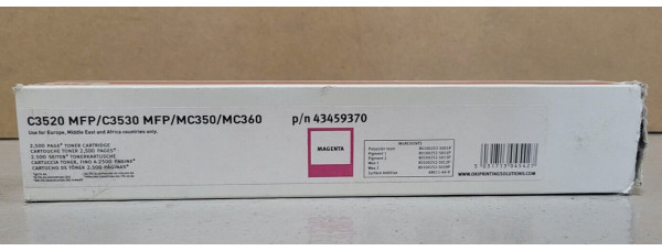 Toner OKI 43459370 Magenta Neu OVP B-Ware Original C3520 MFP  . 