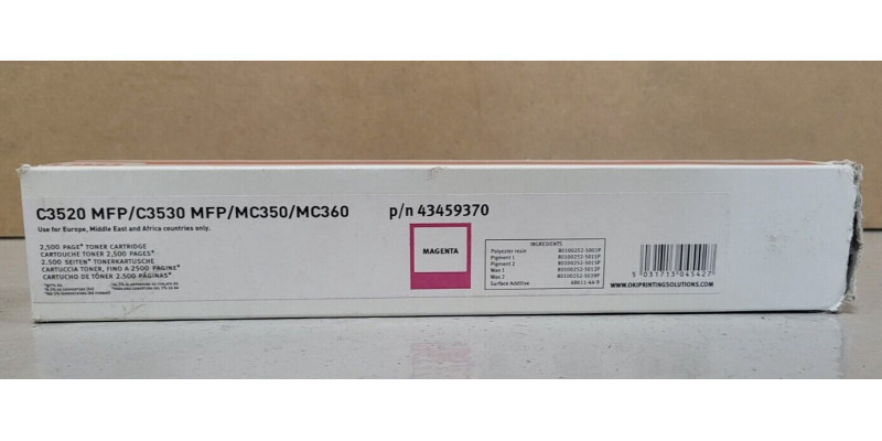 Toner OKI 43459370 Magenta Neu OVP B-Ware Original C3520 MFP  . 