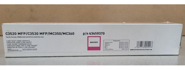 Toner OKI 43459370 Magenta Neu OVP A-Ware Original C3520 MFP  . 