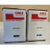 2 Toner OKI C801 / C821 Black, Cyan Neu OVP 44643004, 44643003 Original Rg,  