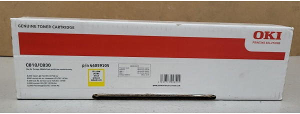 Toner Oki 44059105 Gelb Neu OVP A-Ware Original Oki C810 C830   